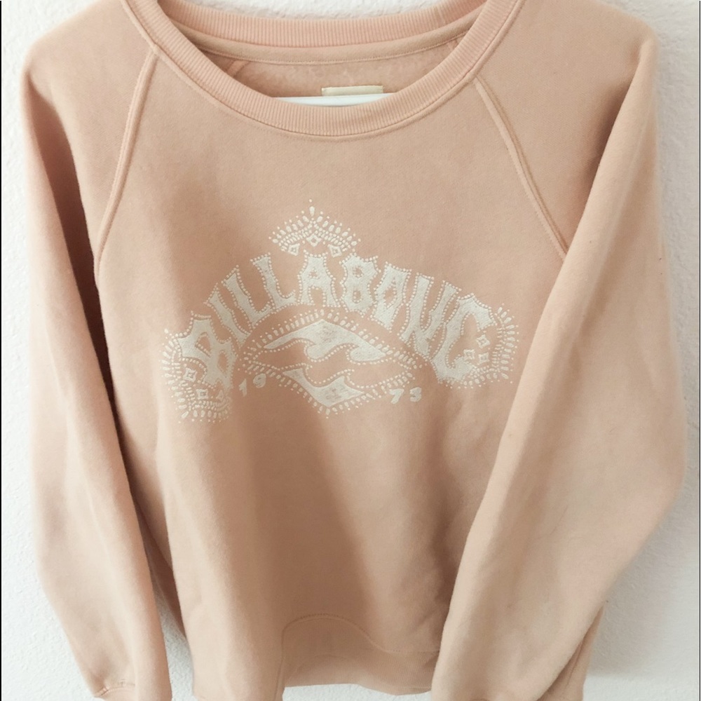 BILLABONG light pink sweatshirt-never worn